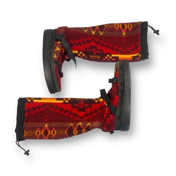 Taiga Aztec Cloth Knee High Snow Boots Size 42 - Picture 5 of 11